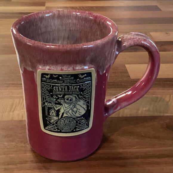 BONES Coffee Company "SANTA JACK" 2022 Tankard Mug by Deneen Pottery - Picture 1 of 9